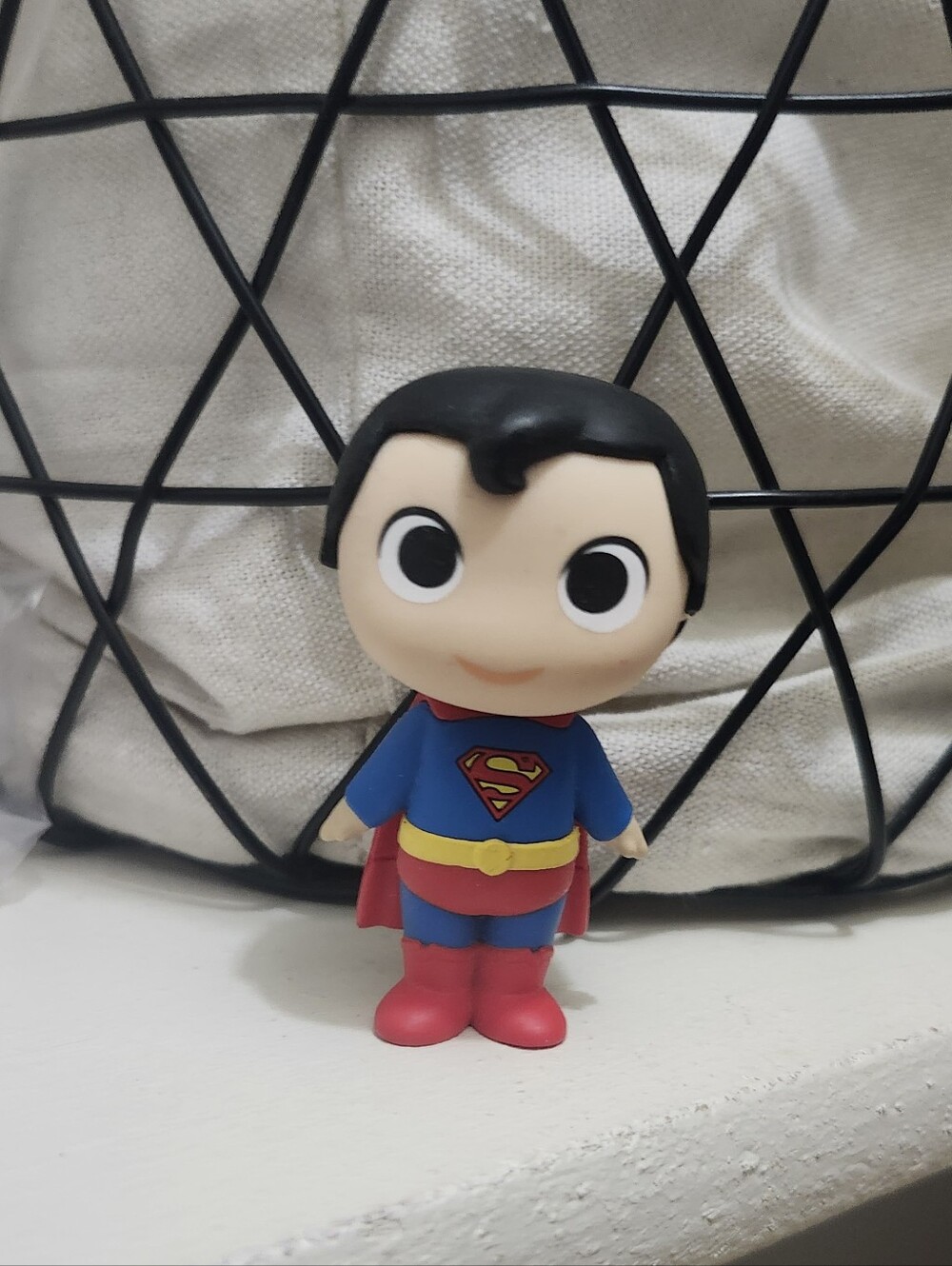 Superhero Vinyl Figure - Blue & Red Kids Toy
